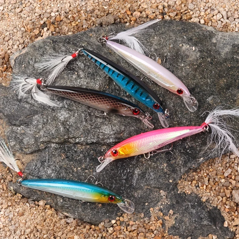 Fishing Hook Box - Laser 3D Ogen Bionische Minnow Vissen