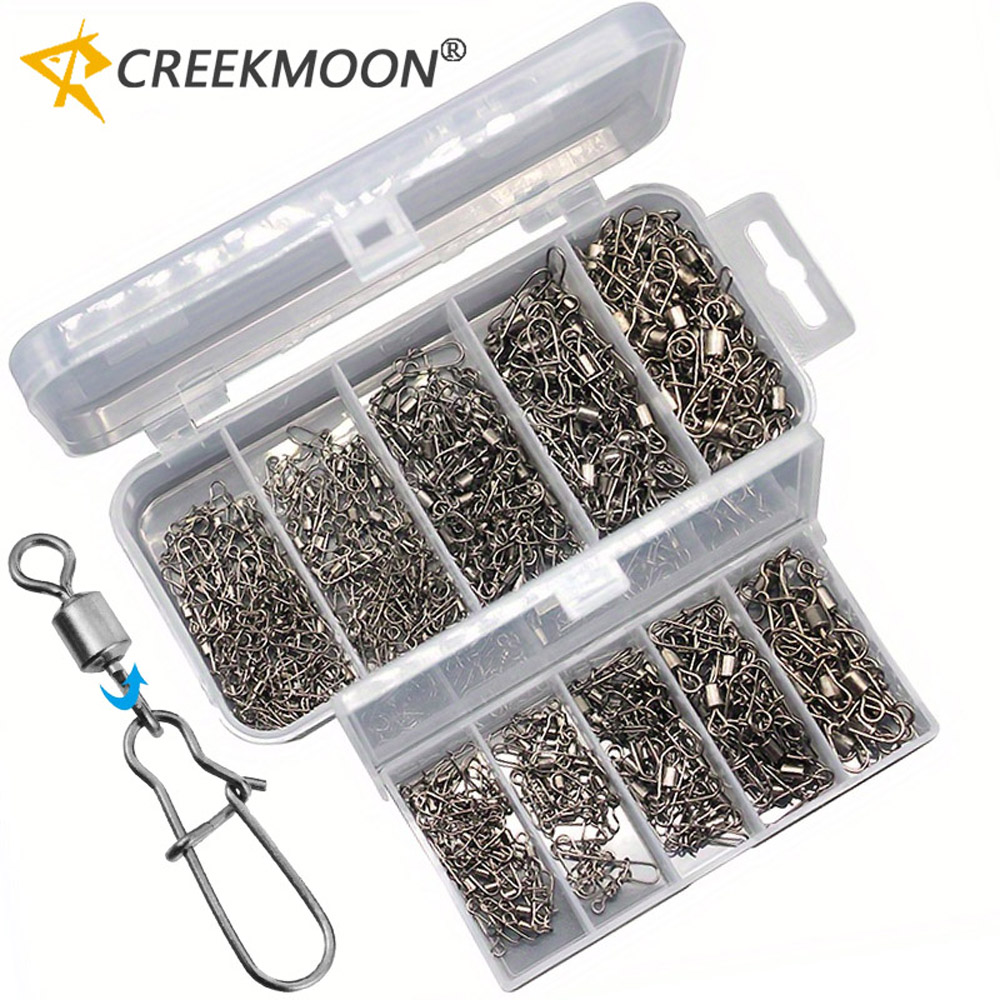 Fishing Hook Stainless Steel - 95/210-delige set visconnectoren, uitrustingsset 2-10 #