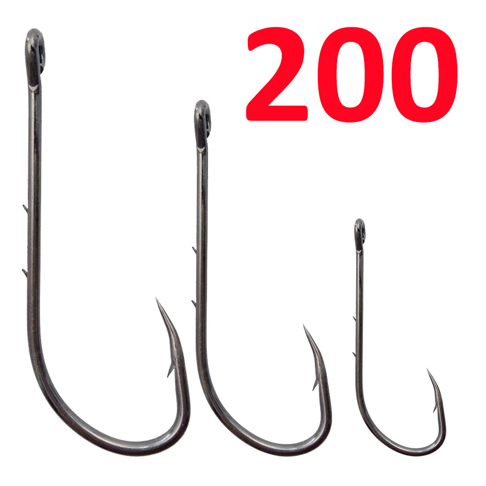 Fishing Hook Circle - 200 stks Baitholder Vishaak Karpervissen Haken