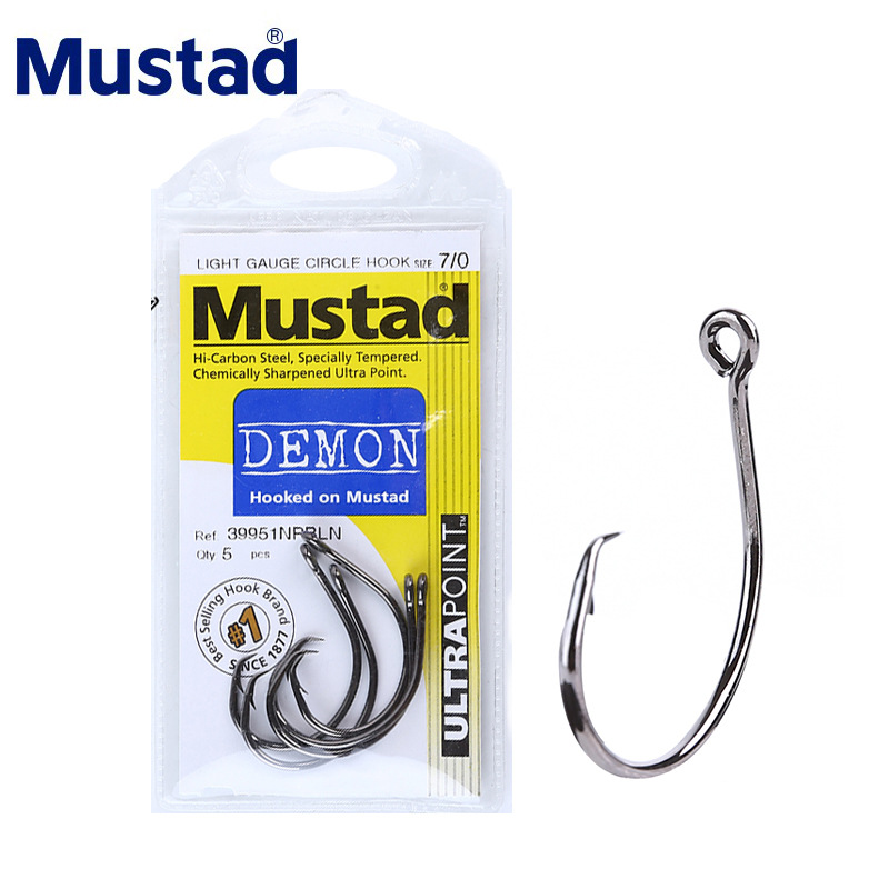 Fishing Hook Circle - MUSTAD 39951 # Vishaken Cirkel Koolstofstaal