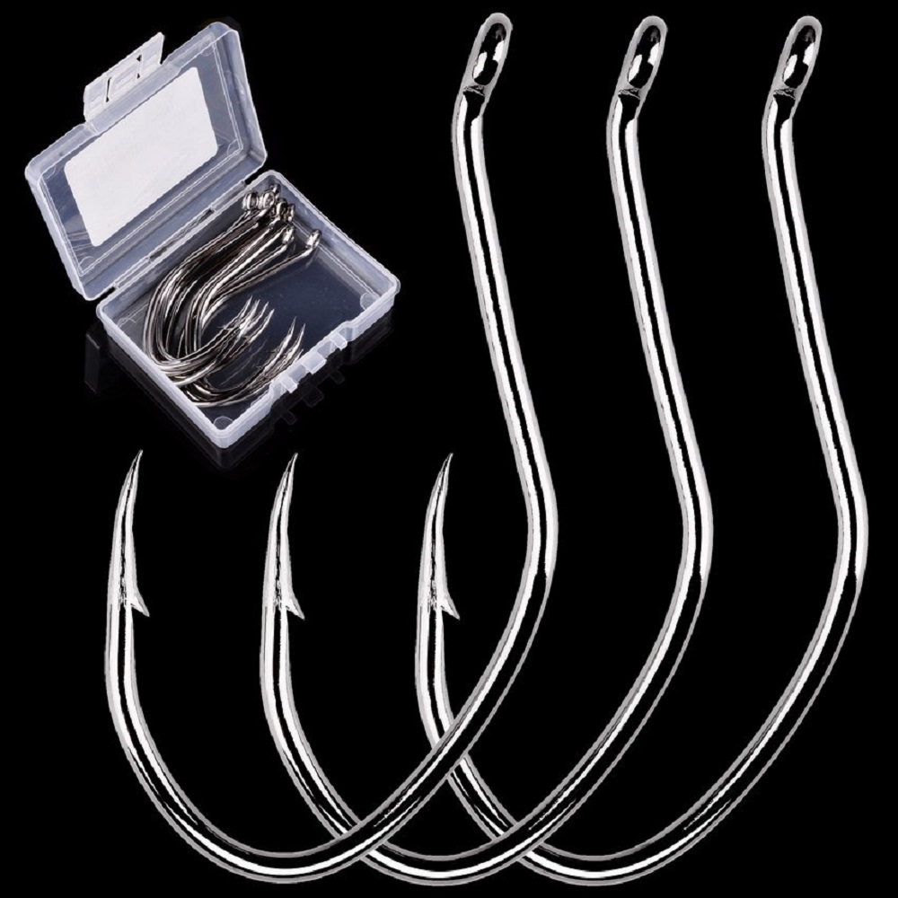 Fishing Hook Circle - 10 Stks/doos Weerhaken Meerval Vishaken Hoge