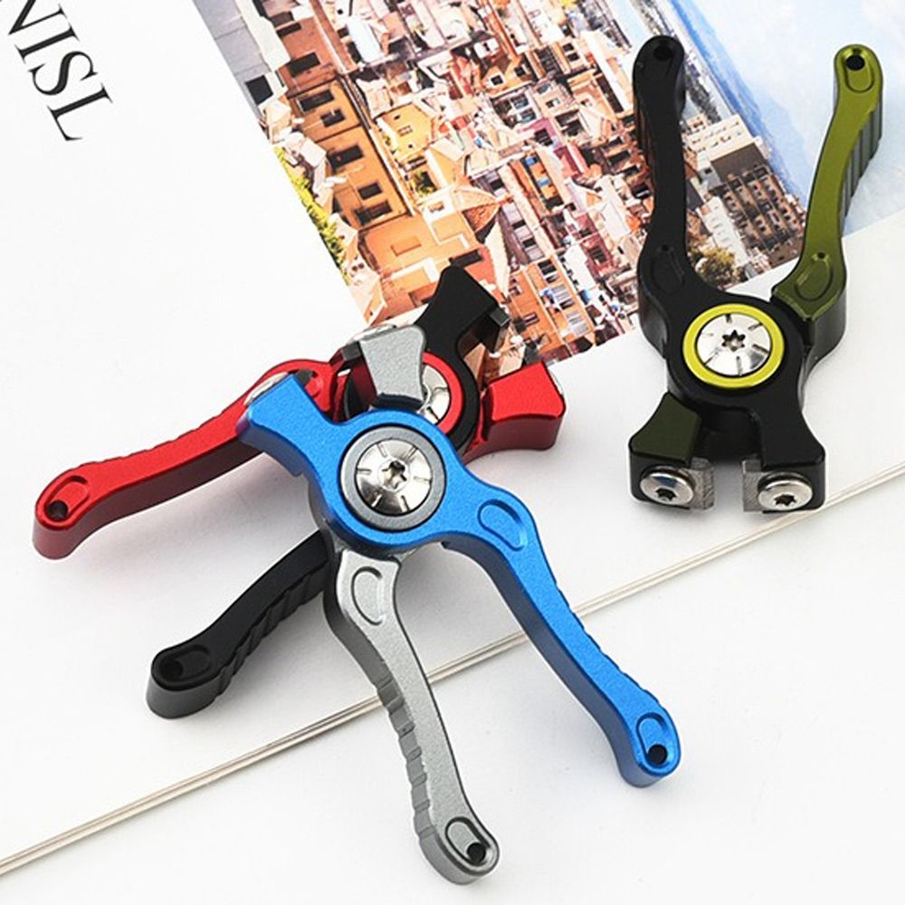 Fishing Hook Remover - Aluminium vistang Schaar Goud Zwart Blauw