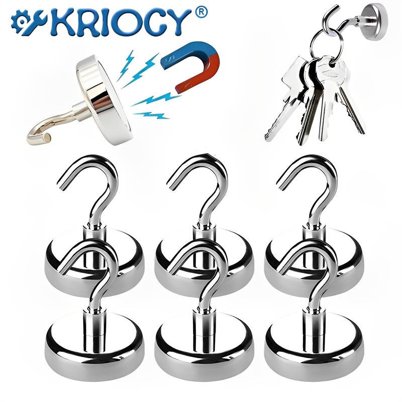 Fishing Hook Stainless Steel - Sterke Krachtige Ronde Neodymium Magneet Haak
