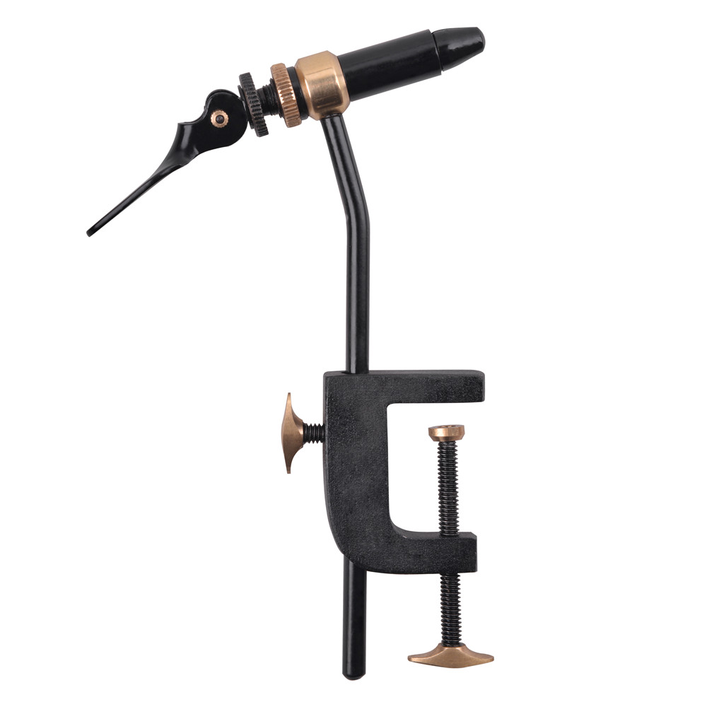 Fishing Hook Jig - Roterende Vliegbindset Bankschroef Tool Veiligheid Holding
