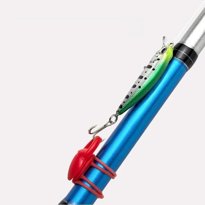 Fishing Hook Size - Visaas-haakfixeerder Hoge elasticiteit Siliconen 5 stuks/zak