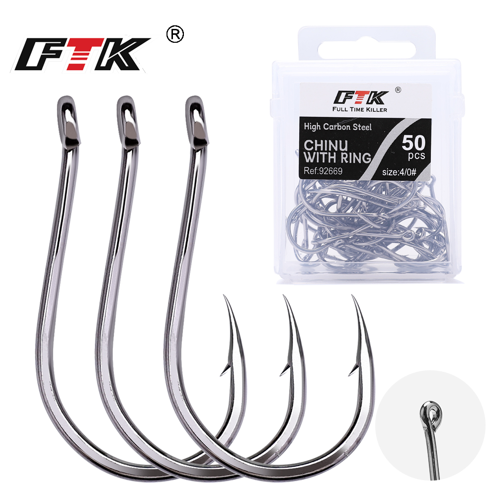 Fishing Hook Circle - Ftk 50-100 Stks/doos Vishaak Accessoires Chinu