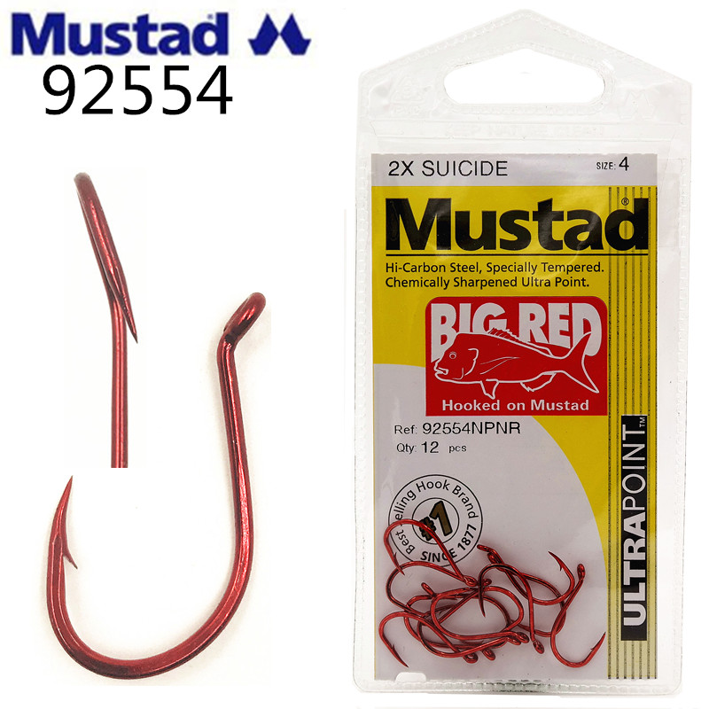 Fishing Hook Barbless - Originele Mustad Zeevishaken 5 packs 92554