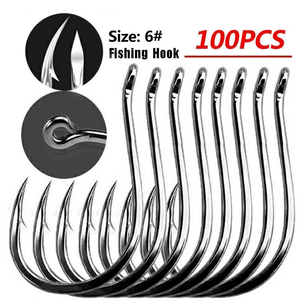 Fishing Hook Circle - 100 stuks verpakte vishaken van hoogwaardig