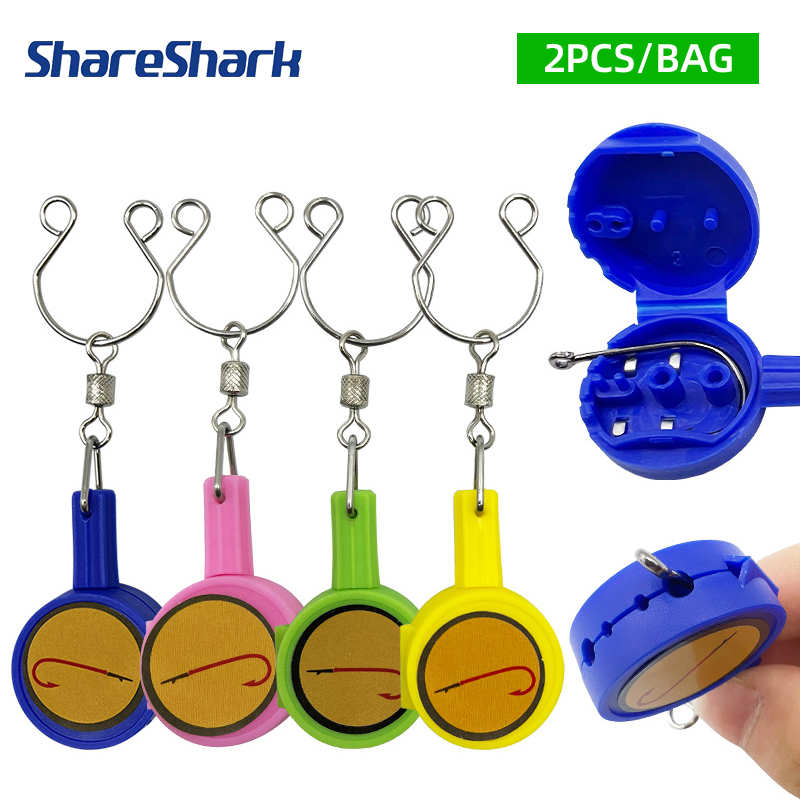 Fishing Hook Stainless Steel - ShareShark 2 stuks/zak Snelle Knoopbindtool Visserijknopen