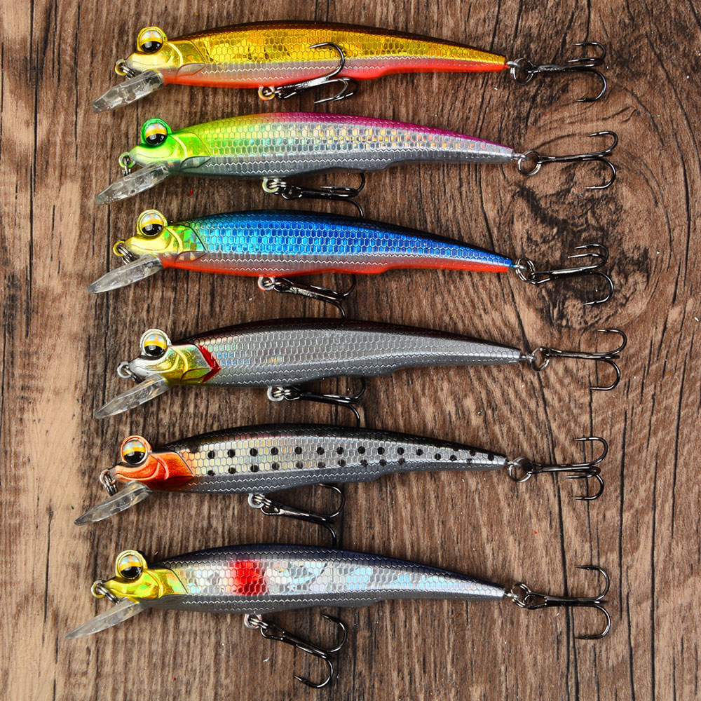 6 stuks Minnow Fishing Lure Zi - Fishing Hook Treble recensie en prijs