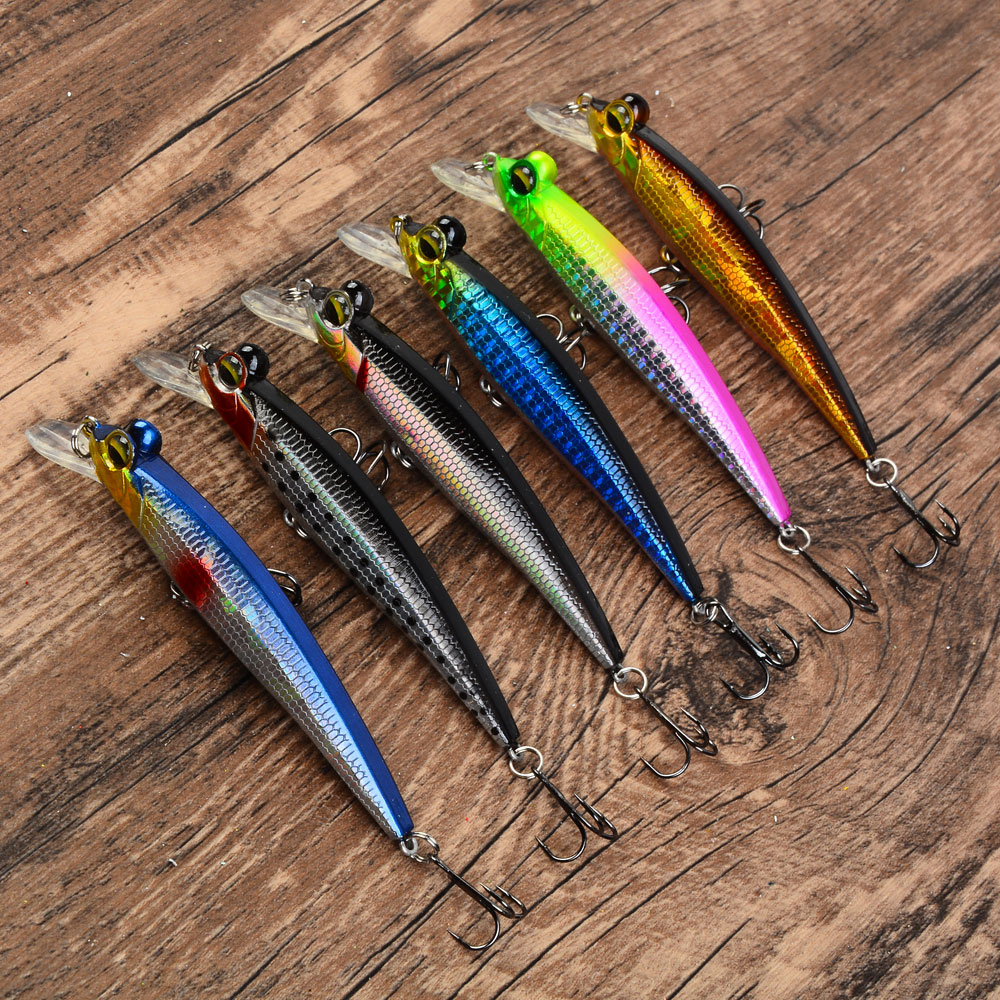 6 stuks Minnow Fishing Lure Zi - Fishing Hook Treble recensie en prijs