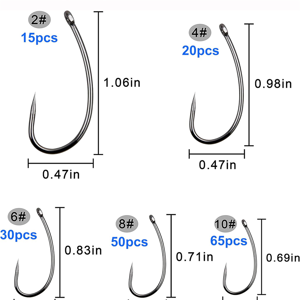 180 Stuks Weerhaken Vishaken K - Fishing Hook Barbless recensie en prijs