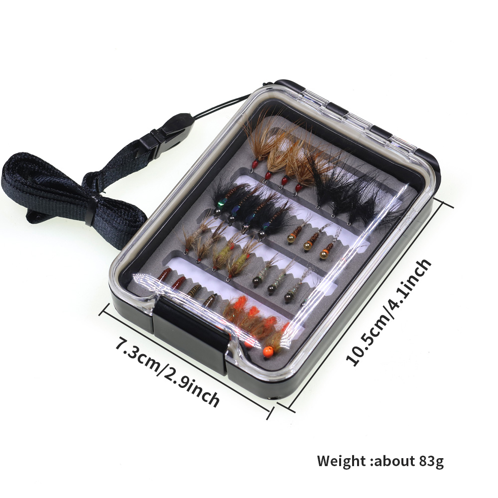 32-delige nimf vliegjes set vo - Fishing Hook Barbless recensie en prijs