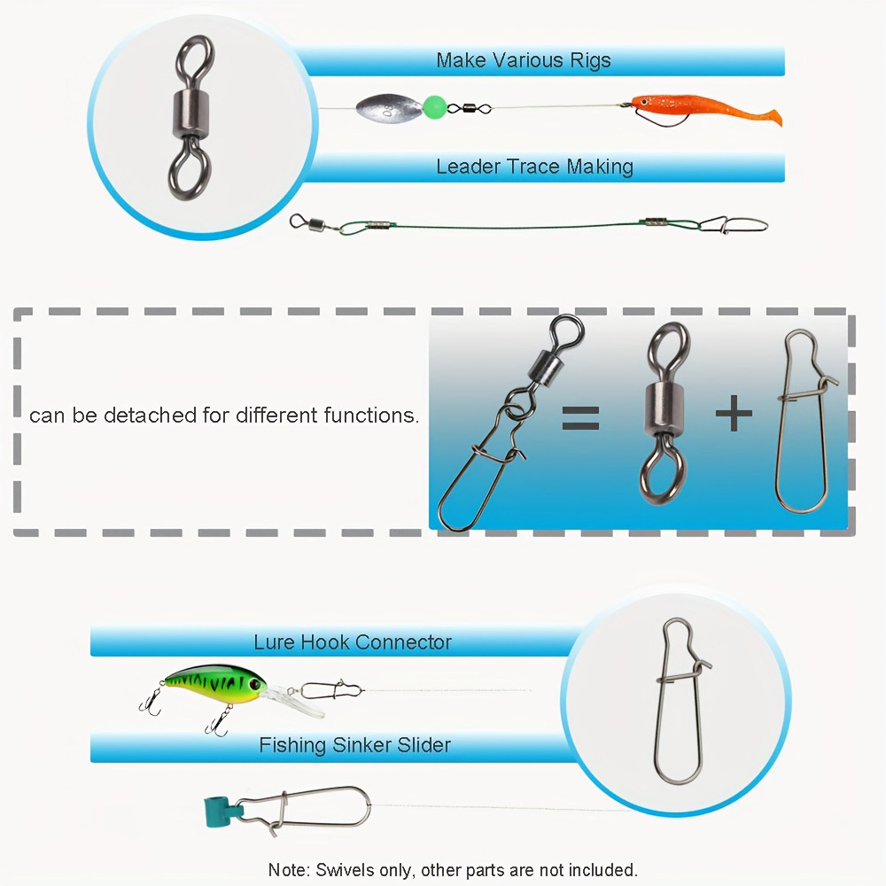 95/210-delige set visconnector - Fishing Hook Stainless Steel recensie en prijs