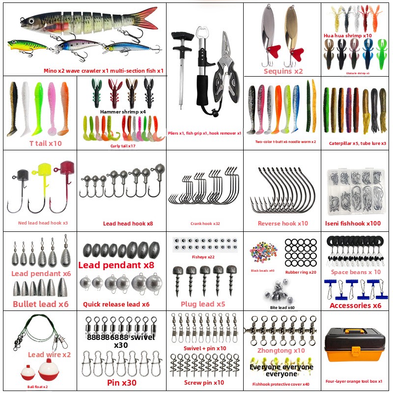 Grote vierlaagse outdoor visse - Fishing Hook recensie en prijs