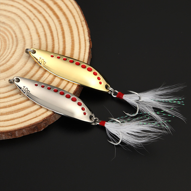 1 stks 5g-20g Metalen Spinner  - Fishing Hook Treble recensie en prijs