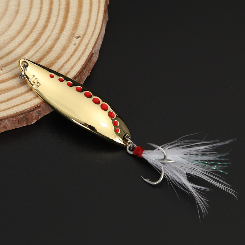 1 stks 5g-20g Metalen Spinner  - Fishing Hook Treble recensie en prijs