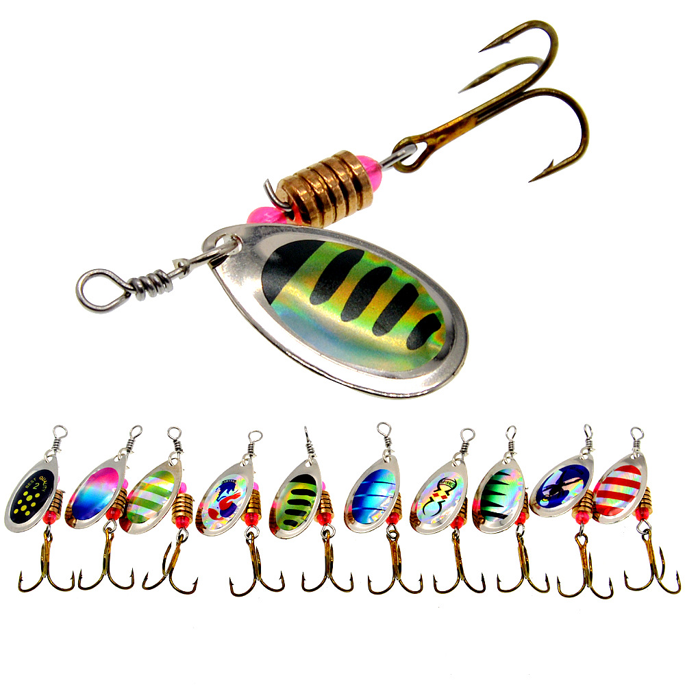 Vissen Lokken Spinner Rotatie  - Fishing Hook Treble recensie en prijs