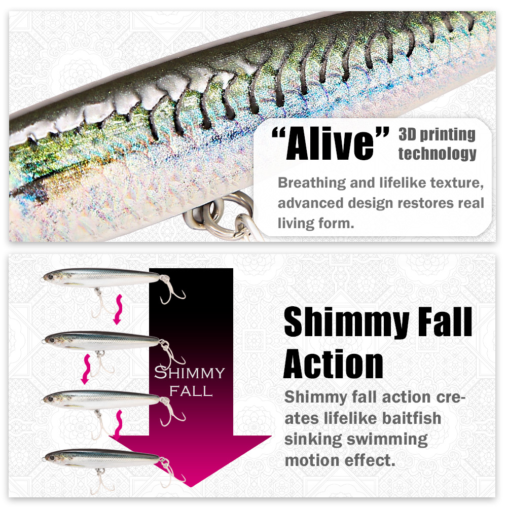 B&U Zinkende Pencil Vislokaas  - Fishing Hook Treble recensie en prijs