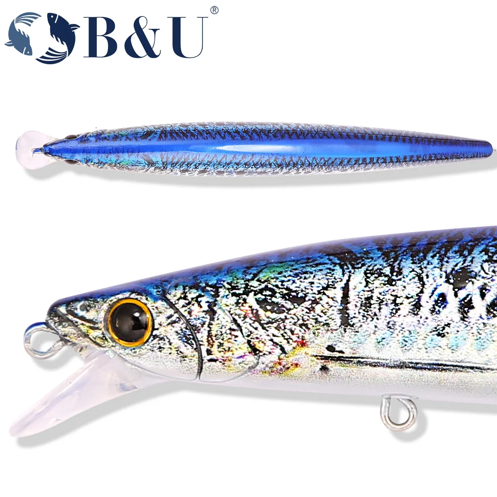 B&U 163 mm/33,5 g drijvend lan - Fishing Hook Treble recensie en prijs