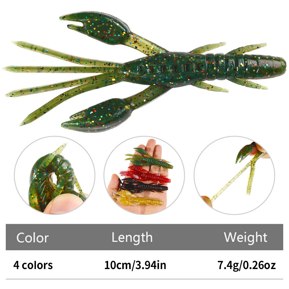 Zwevende zachte worm-kikker aa - Fishing Hook Weedless recensie en prijs