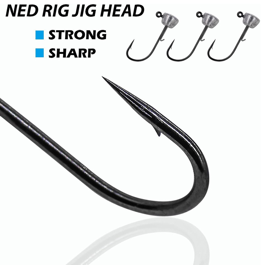 Paddestoelhoofd Visserijen Jig - Fishing Hook Weedless recensie en prijs