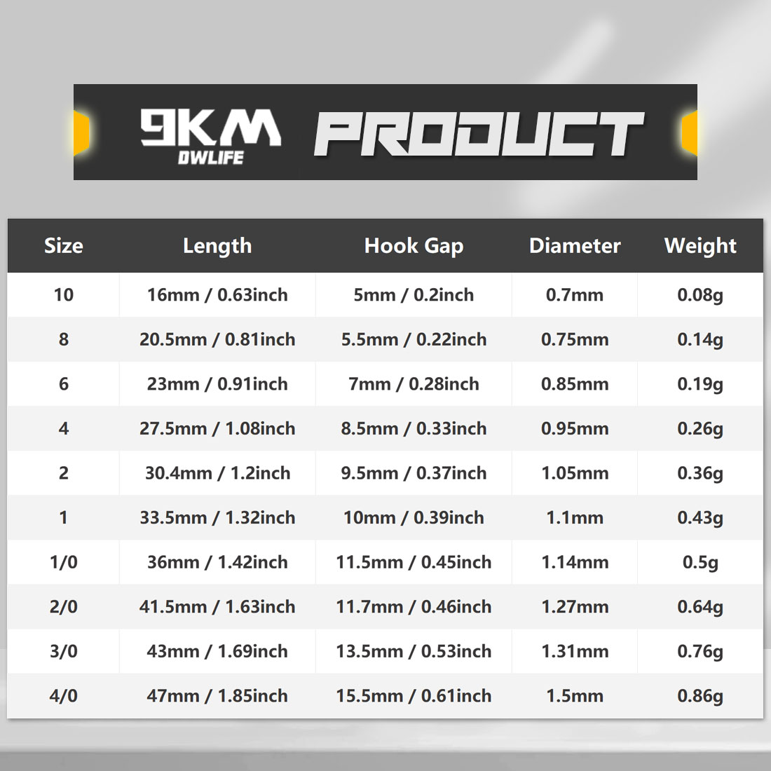 9KM Baitholder Vishaken Lange  - Fishing Hook Circle recensie en prijs