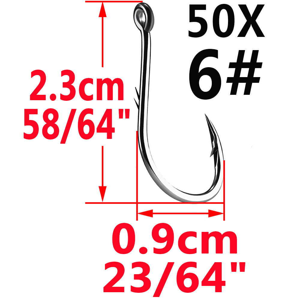 50 Stuks Iseama Cirkel Karper  - Fishing Hook Circle recensie en prijs