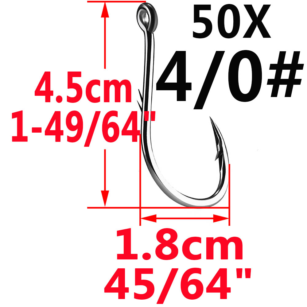 50 Stuks Iseama Cirkel Karper  - Fishing Hook Circle recensie en prijs