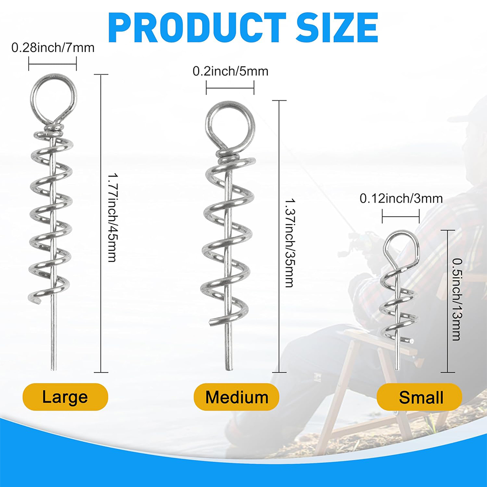 50 Stuks Lente Twist Lock Viss - Fishing Hook Stainless Steel recensie en prijs