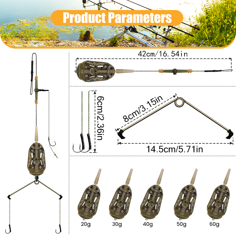 3-haaks voorgebonden karperhaa - Fishing Hook Assortment recensie en prijs
