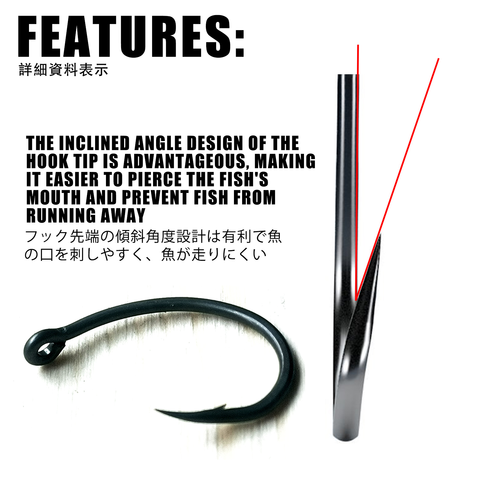 50 Stuks Karpervissen Haken Pt - Fishing Hook Offset recensie en prijs