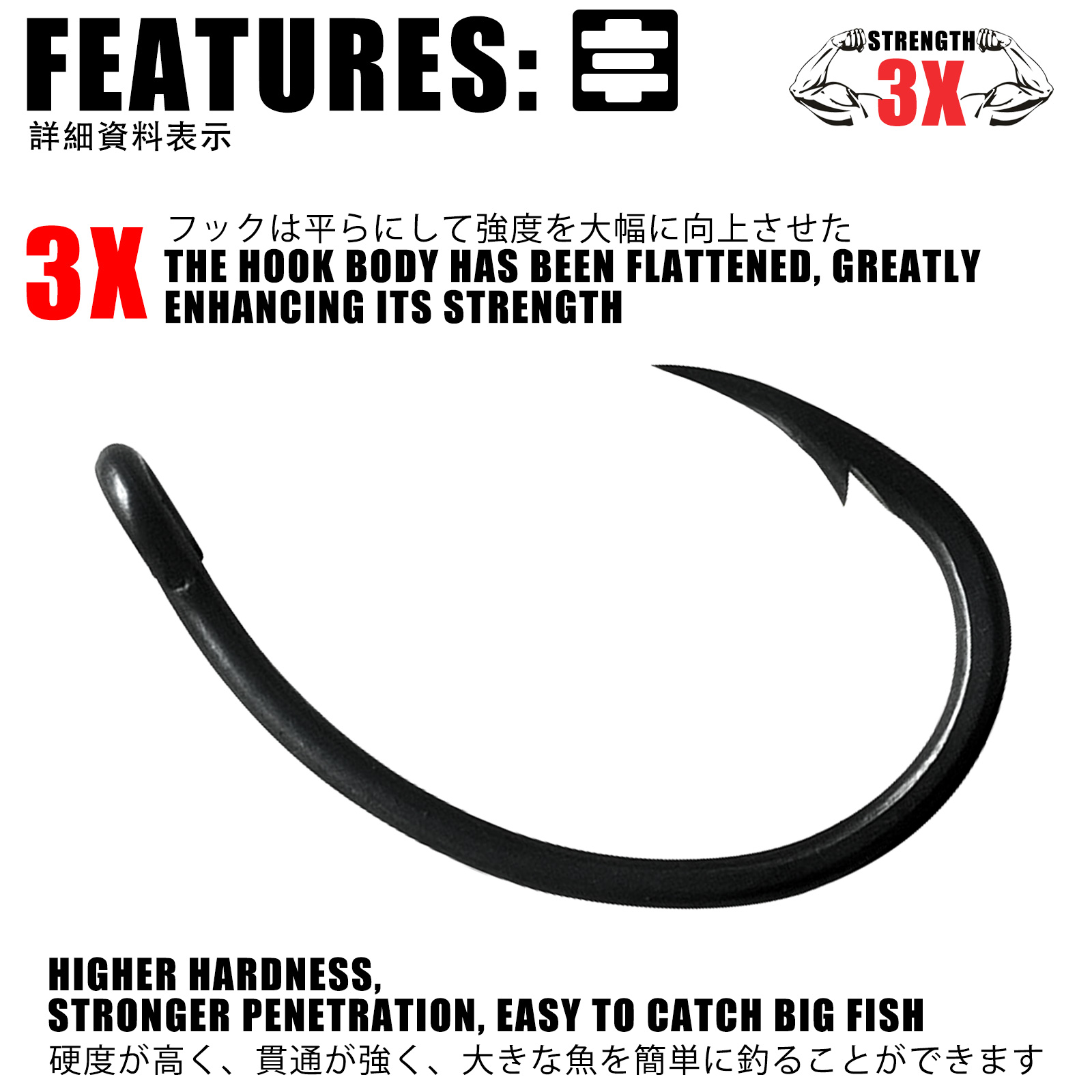 50 Stuks Karpervissen Haken Pt - Fishing Hook Offset recensie en prijs