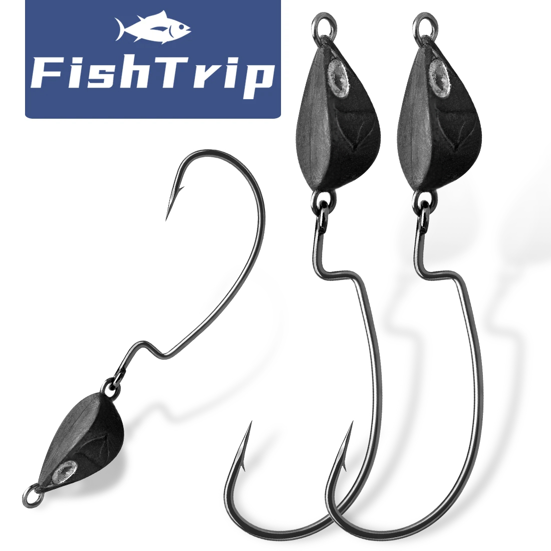 FishTrip 10 stuks Jig Head Vis - Fishing Hook Weedless recensie en prijs