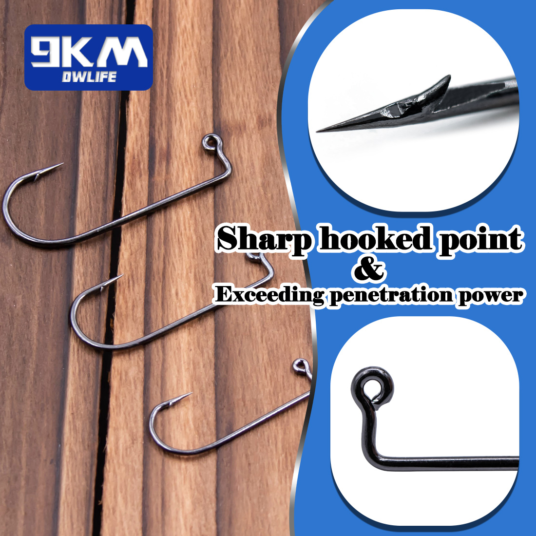 Vissen Jig Haak 50 ~ 200 Stuks - Fishing Hook Offset recensie en prijs