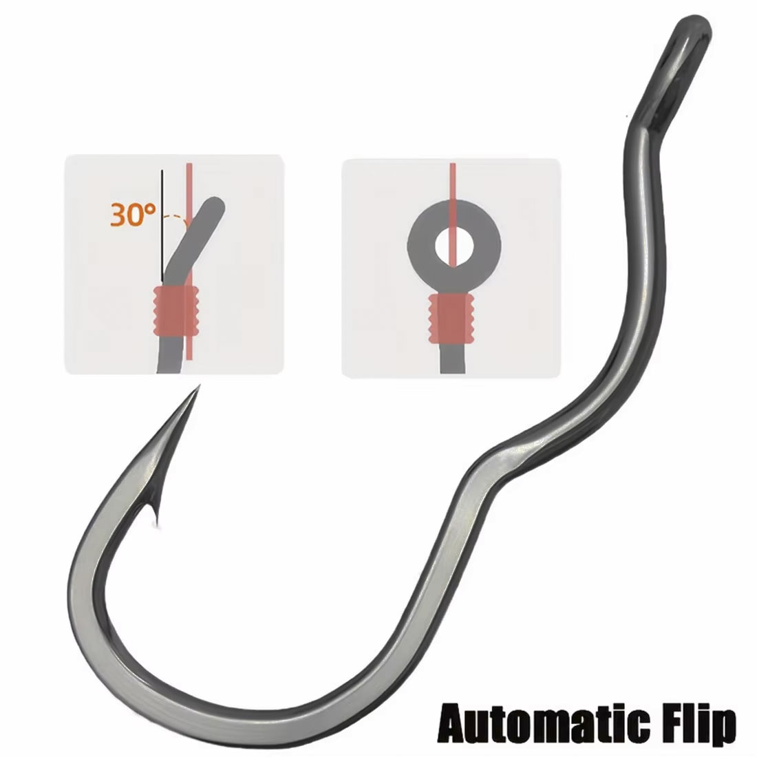 50 stuks duurzame automatische - Fishing Hook Circle recensie en prijs