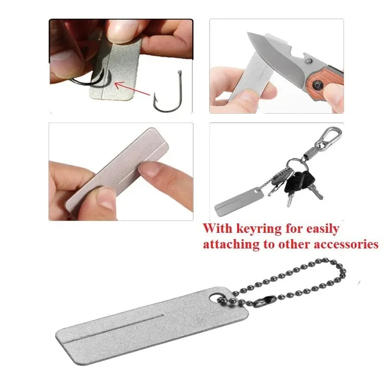 Mini diamant slijpsteen sleute - Fishing Hook recensie en prijs