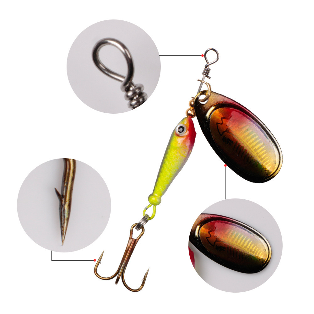 10 stks/set Spinner Lokt 9.1g  - Fishing Hook Treble recensie en prijs