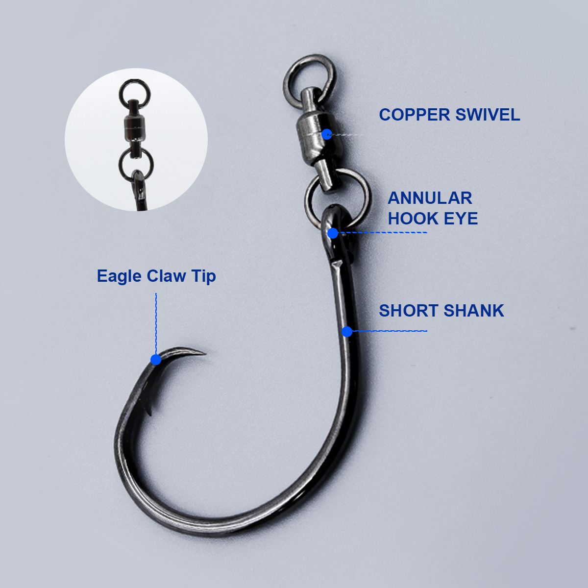 ZYZHE 3/6/9 stuks cirkelhaken  - Fishing Hook Barbless recensie en prijs