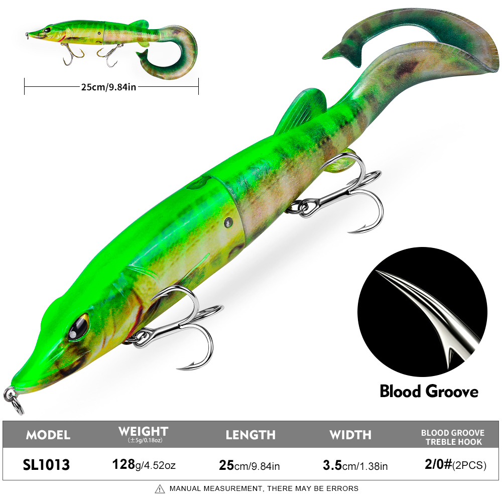 PROBEROS 1PC 2-segmenten Joint - Fishing Hook Treble recensie en prijs