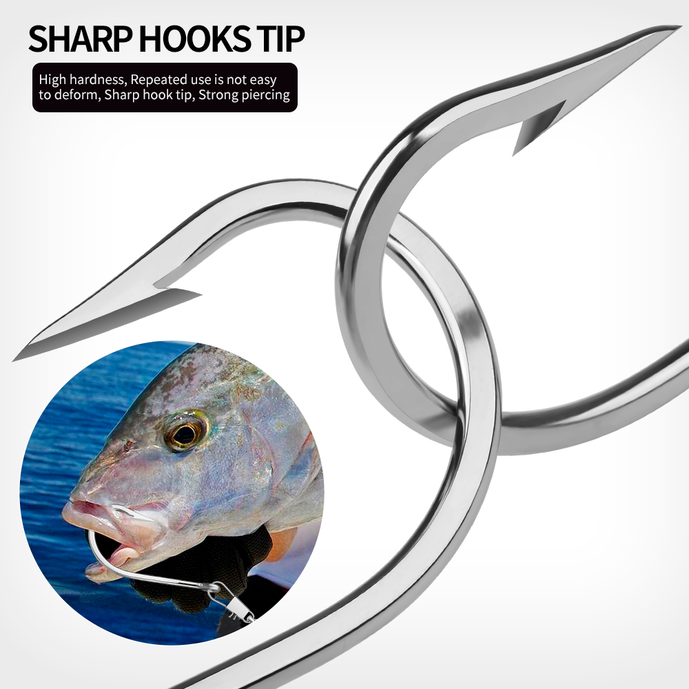 PROBEROS 5 stuks roestvrijstal - Fishing Hook Circle recensie en prijs