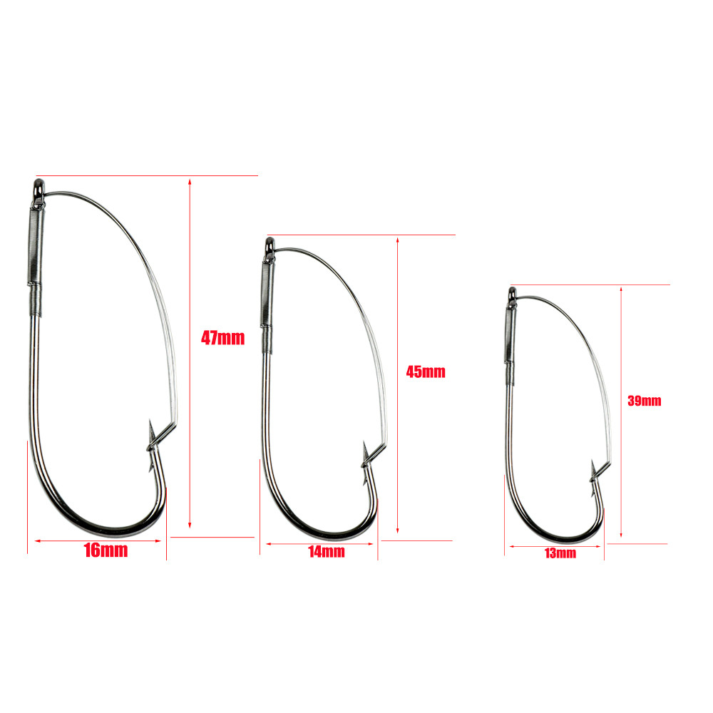 10 stks/doos Vissen Wacky Weed - Fishing Hook Weedless recensie en prijs