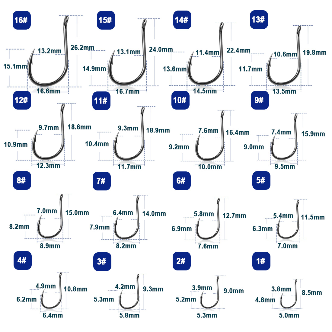 9KM Iseama Vishaken 50 ~ 200 S - Fishing Hook Barbless recensie en prijs