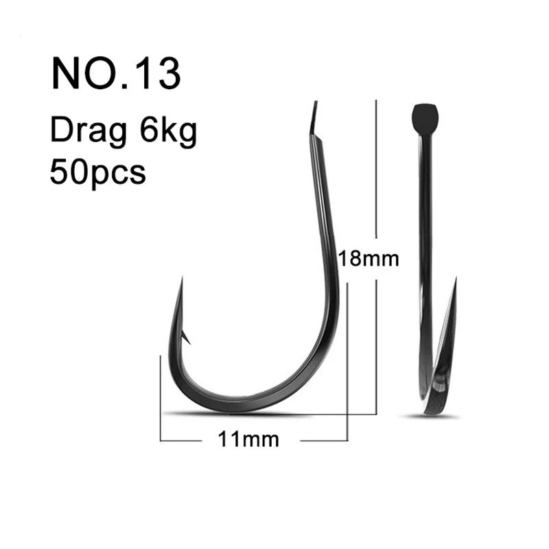 50 STKS Kleine Vishaken Koolst - Fishing Hook Assortment recensie en prijs