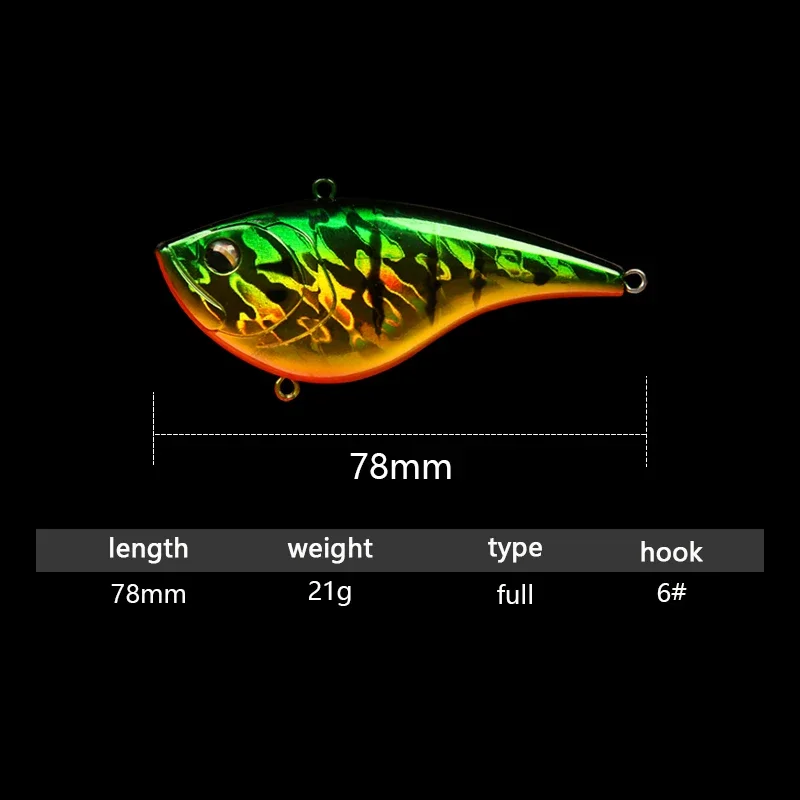 21g/78mm VIB Vissen Lokken Kun - Fishing Hook Treble recensie en prijs