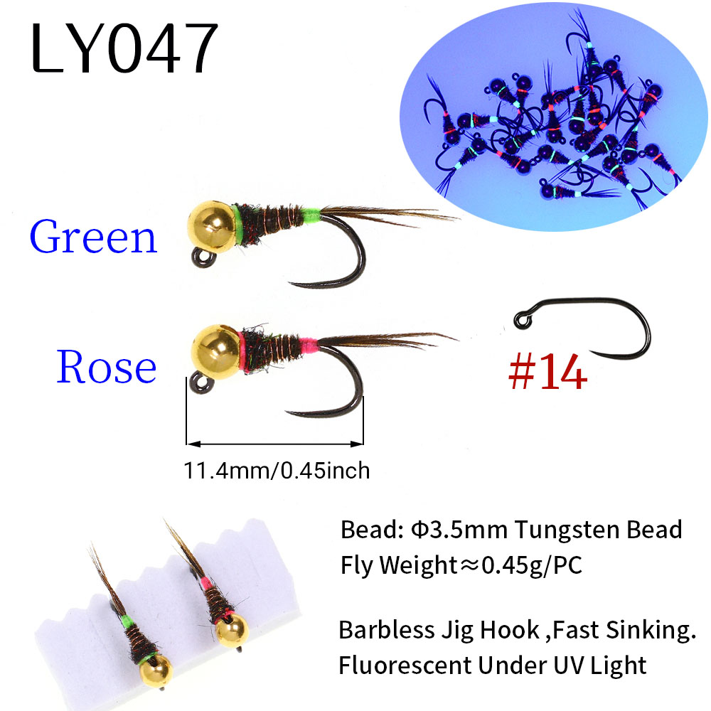 6PCS Snel Zinkende Perdigon Eu - Fishing Hook Barbless recensie en prijs