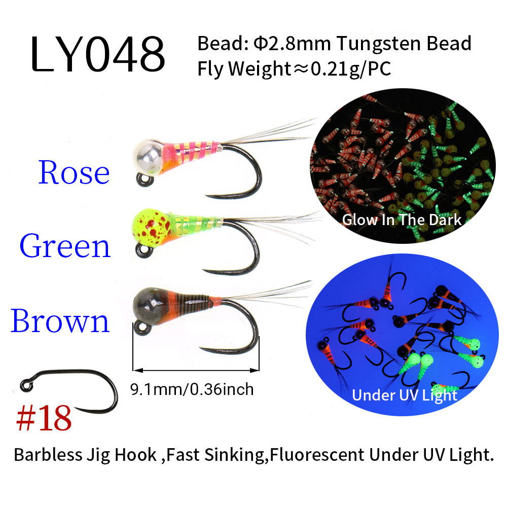 6PCS Snel Zinkende Perdigon Eu - Fishing Hook Barbless recensie en prijs
