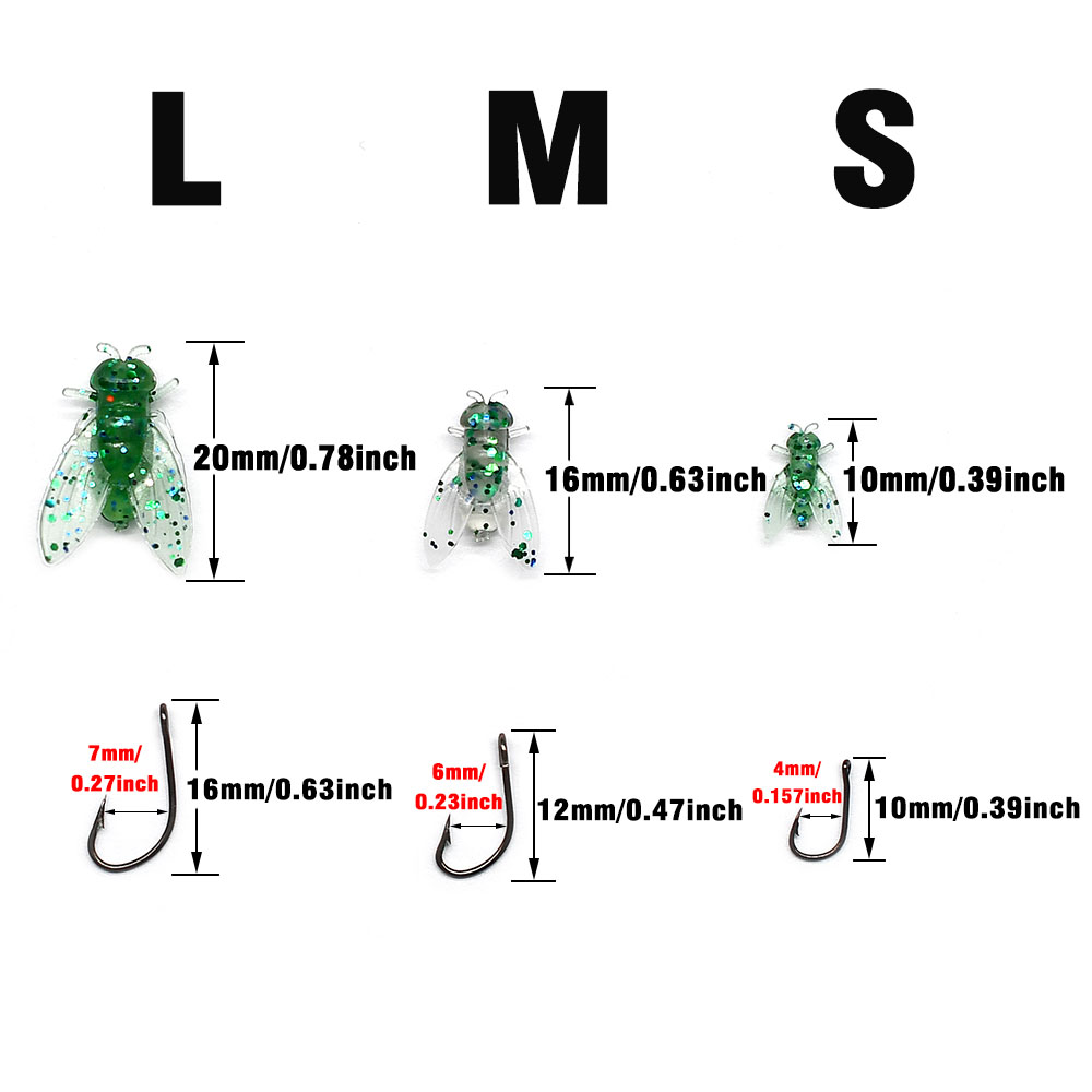 10 Stuks Kunstmatige Bionische - Fishing Hook Assortment recensie en prijs