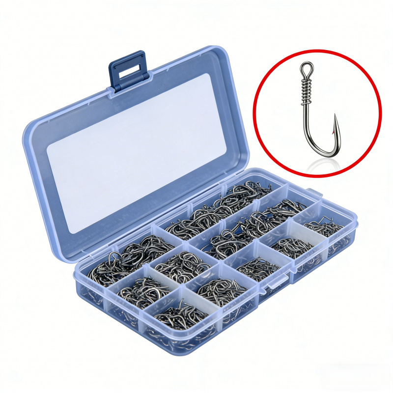 Scherpe koolstofstalen vishaak - Fishing Hook Circle recensie en prijs
