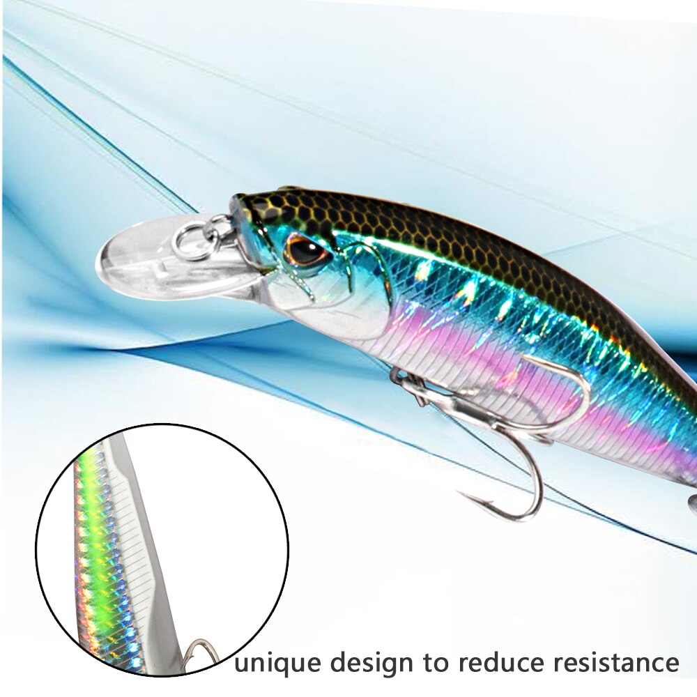 Sinking Minnow 19g Drijvende J - Fishing Hook Treble recensie en prijs